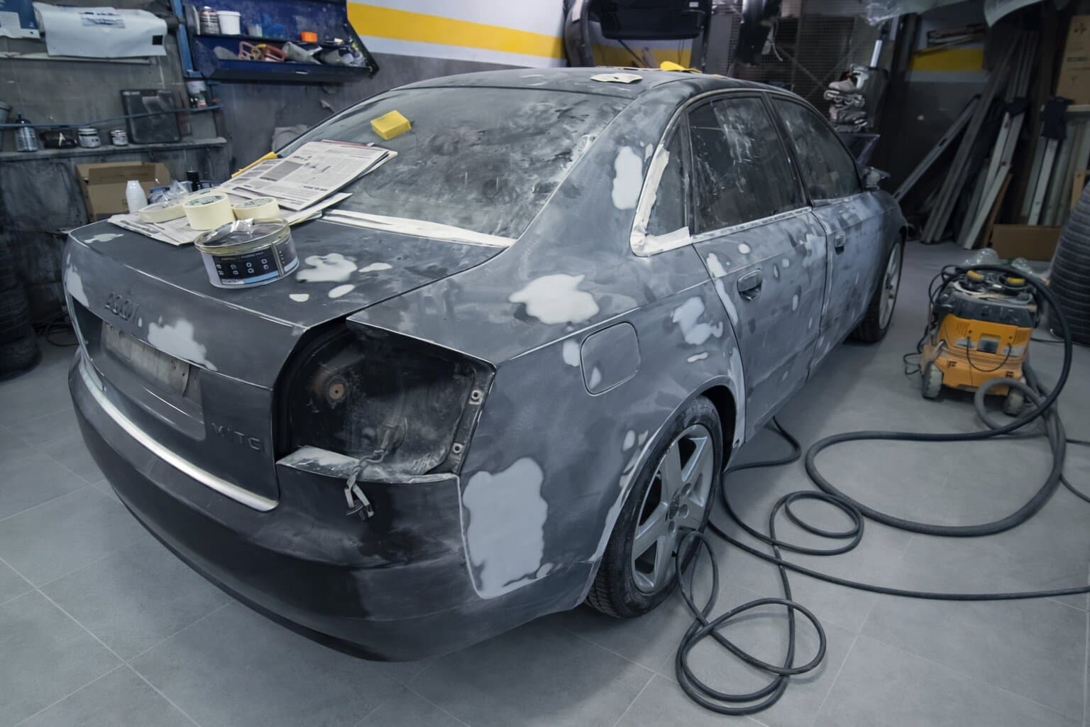 Carrosserie avant/après